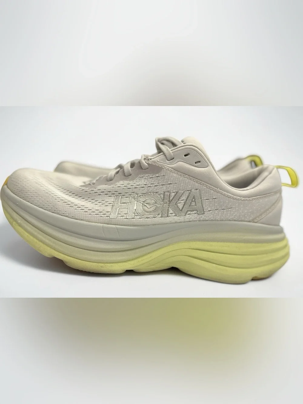 HOKA Bondi 8 Nimbus Cloud Luminary Green Women’s Size 8 Walking Running
